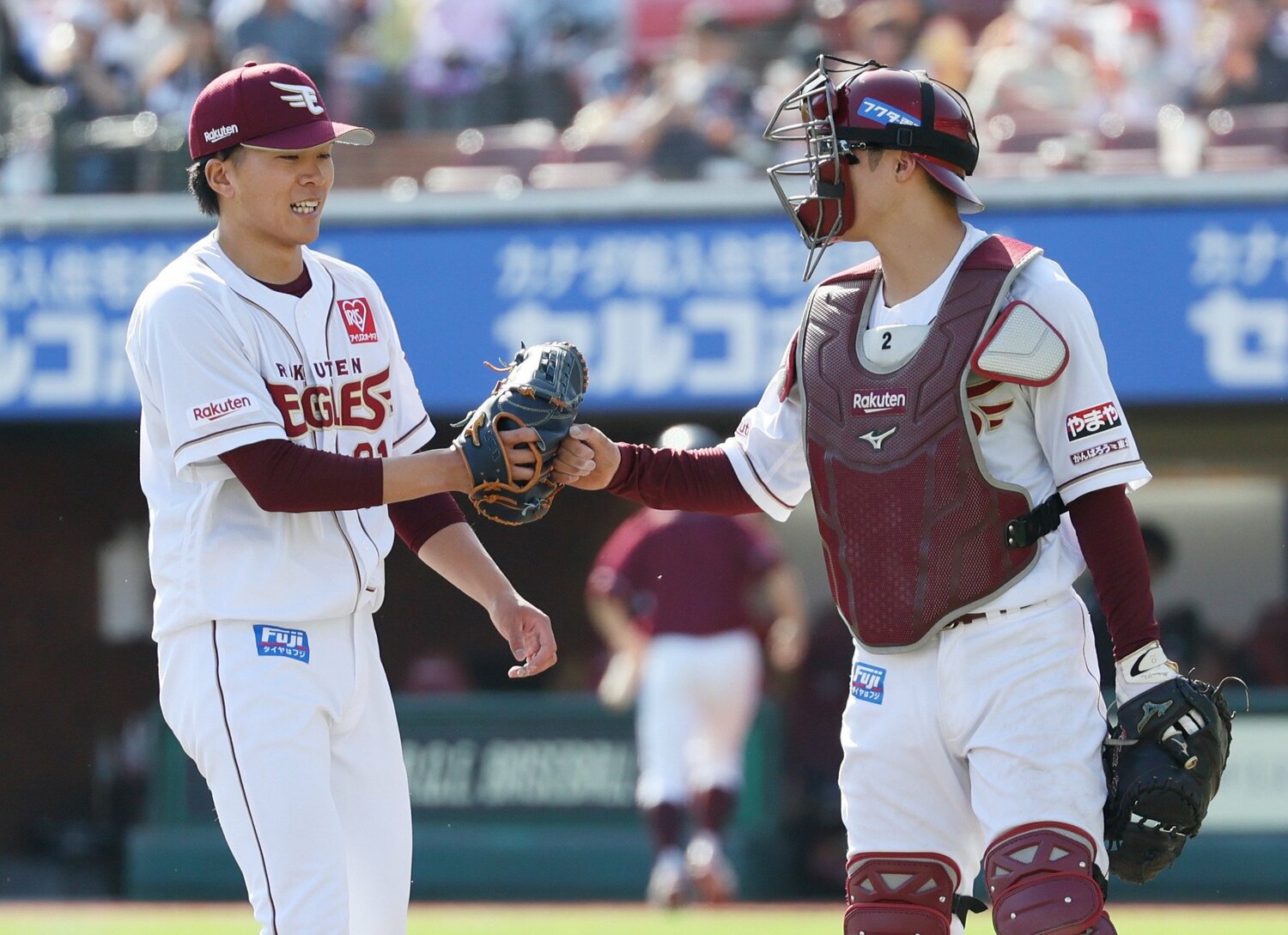 本人も「キーだった」という捕手・太田との関係性の変化は大きかったという ©︎JIJI PRESS