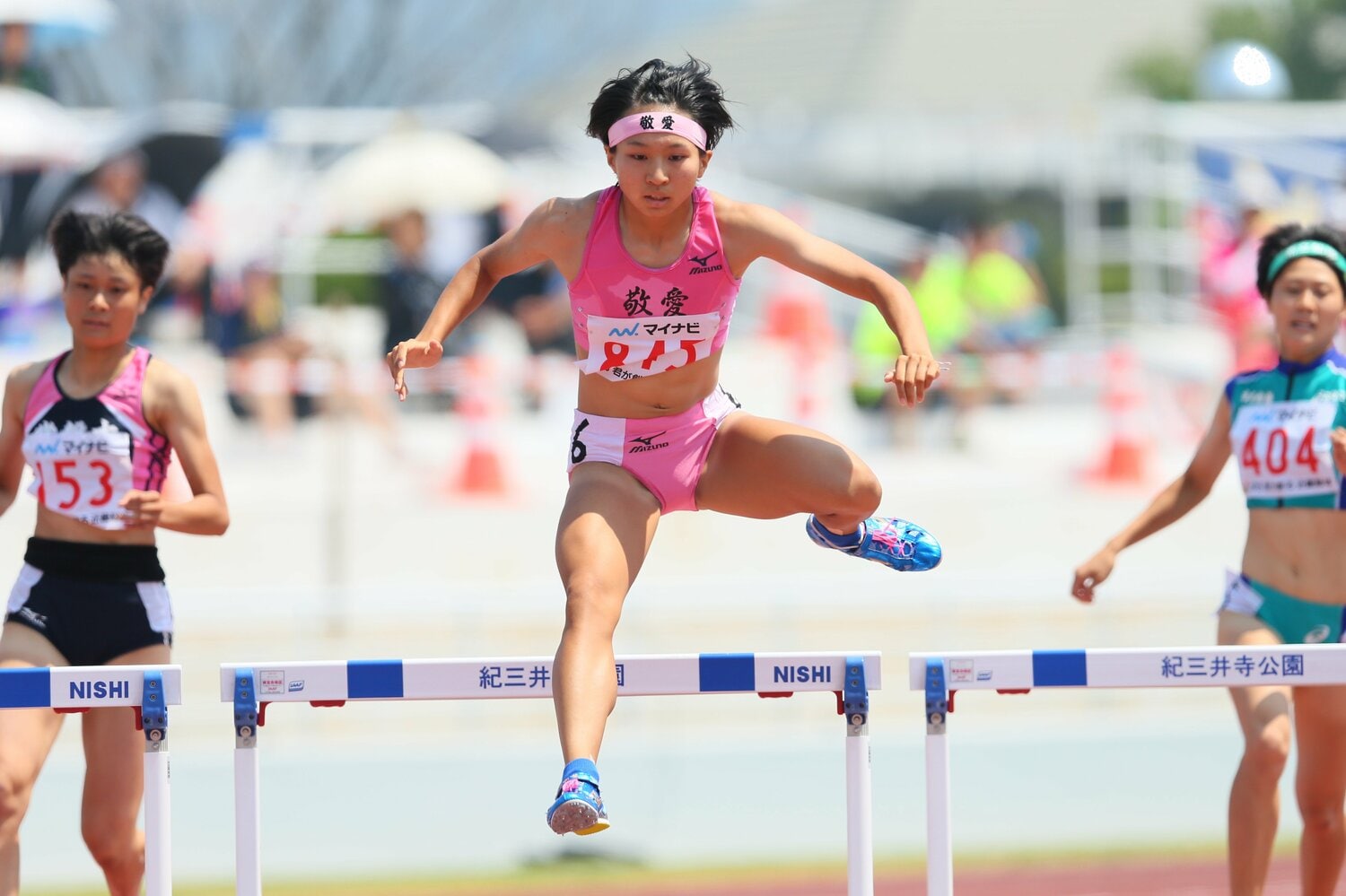 400mHで全国制覇した日は中距離種目だけで実に1日4レースをこなした　©AFLO