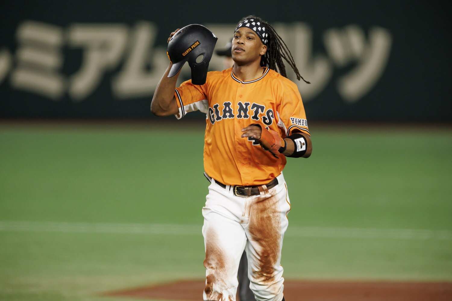 昨シーズンは23本塁打を放ったウォーカー。課題の守備は上達中だが今季さらに飛躍することができるか　©︎Kiichi Matsumoto