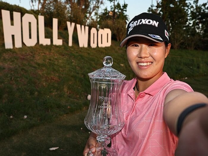コインランドリーを求めて街をさまよった4年前…畑岡奈紗23歳は“苦手だったLA”でなぜ独走できたのか?《米ツアー通算6勝目》<Number Web> photograph by Getty Images