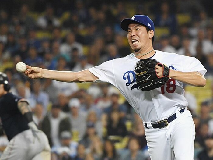 ドジャース“マン振り野球”の中でマエケンの好守にプロの技を見た。＜Number Web＞ photograph by Getty Images