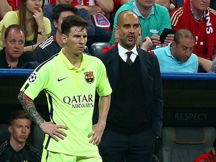 ペップの策、バルサの才能に屈す。次々繰り出した戦術と、皮肉の賛辞。＜Number Web＞ photograph by AFLO