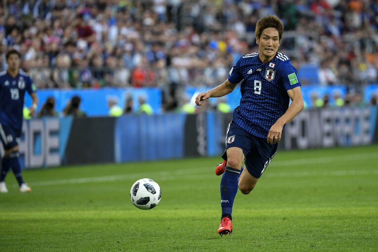 2018年W杯にも出場していた原口　©Takuya Sugiyama/JMPA