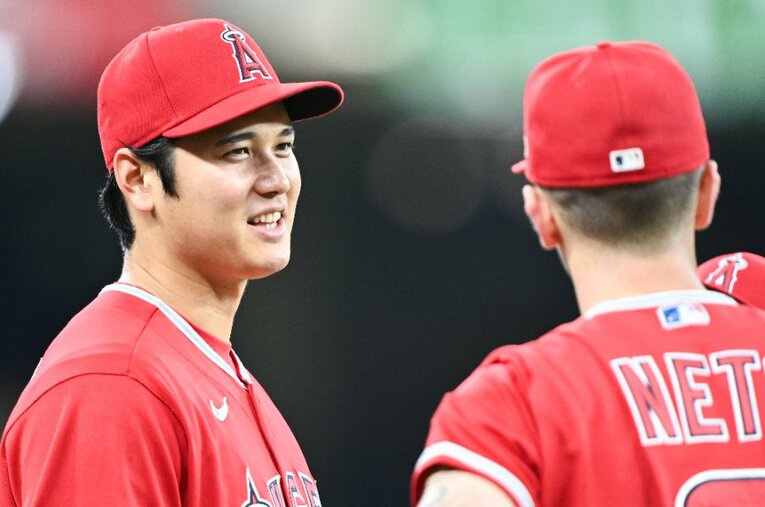 前半戦は長打力が際立った大谷翔平 ／ photograph by Nanae Suzuki