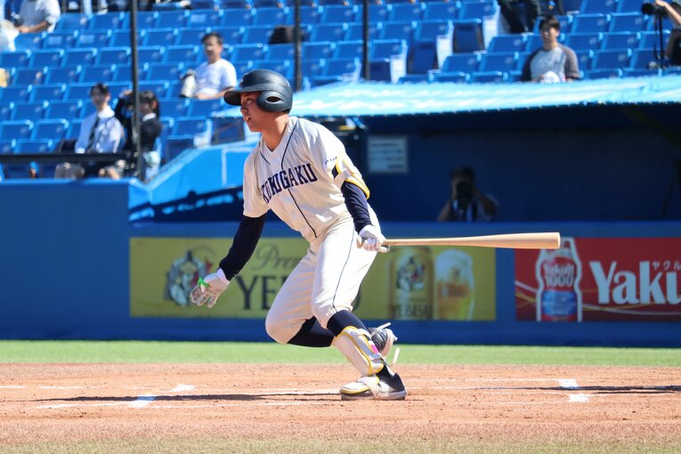 国学院大の主将を務める赤堀　©Genki Taguchi