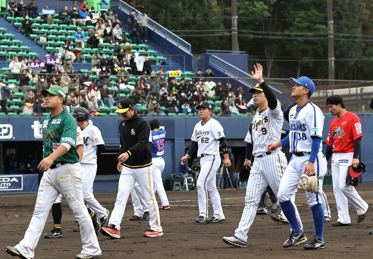 2023年の12球団合同トライアウト　©︎JIJI PRESS