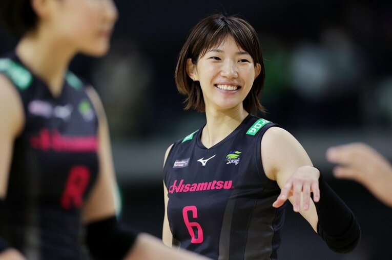 昨季限りで13年間の現役生活にピリオドを打った石井優希（32歳）。8月には結婚を発表した　©Naoki Nishimura/AFLO SPORT