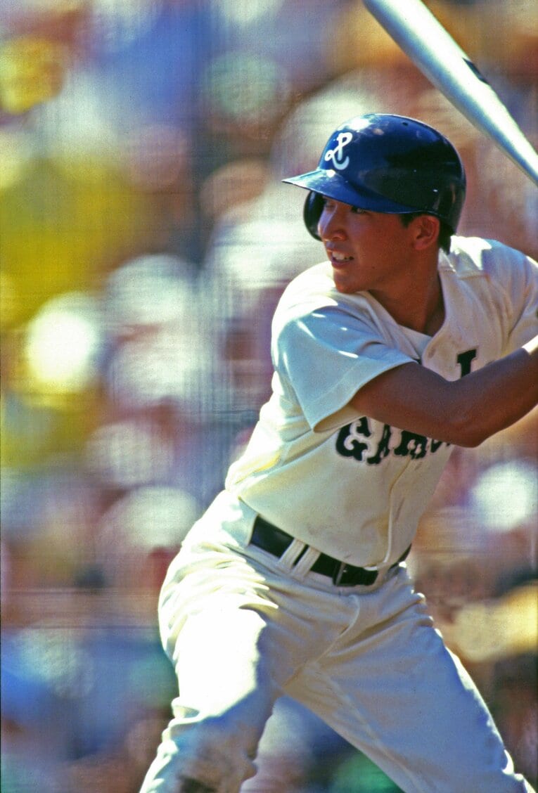 PL時代の立浪　©Katsuro Okazawa/AFLO