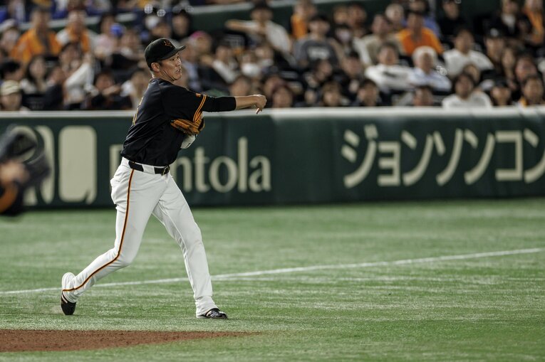 35歳の今季はサードを守る　©Kichi Matsumoto