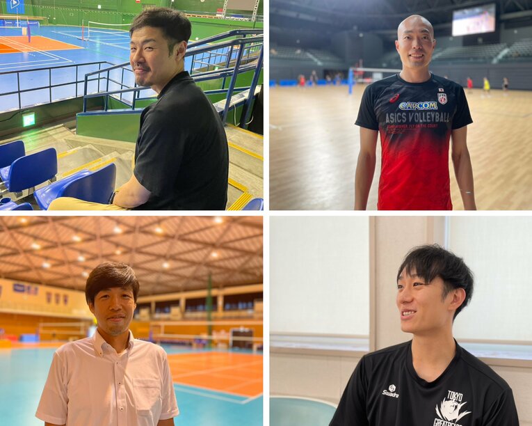 永野健、米山裕太、深津英臣、柳田将洋　（筆者撮影）