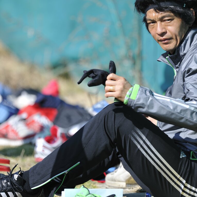 松本山雅時代の松田直樹（2011年撮影）　©Takuya Sugiyama