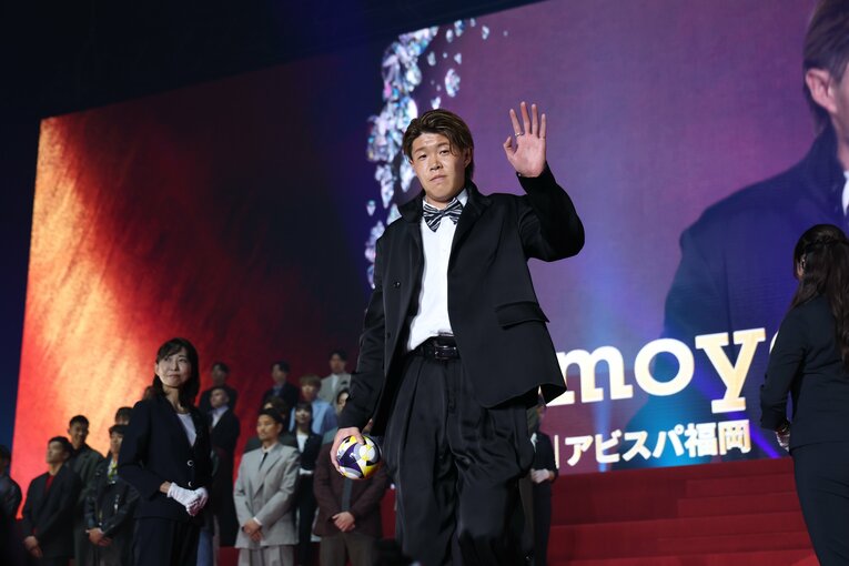 2025年はリーグ36試合に出場し、4得点を記録。Jリーグ優秀選手賞に選出された　©︎J.LEAGUE