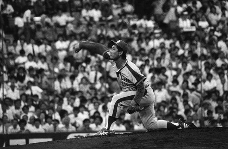 現役時代の星野仙一（1978年） ©JIJI PRESS