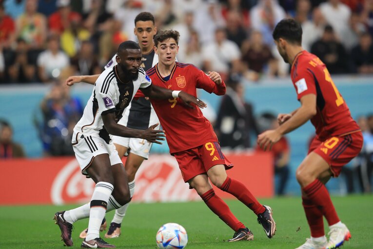 ドイツ戦にも出場したガビ　©Kazuo Fukuchi/JMPA