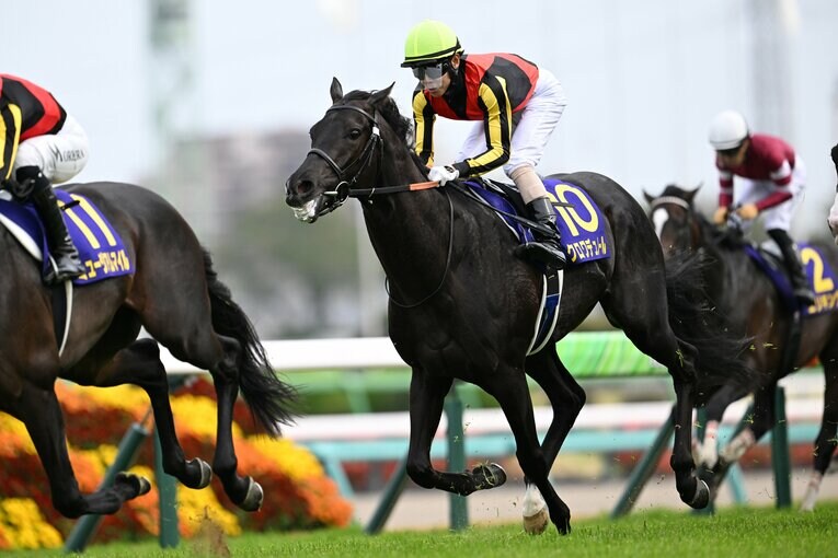 ミュージアムマイルにかわされたクロワデュノール　©Keiji Ishikawa