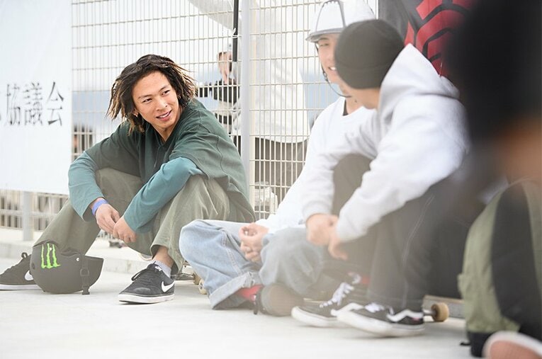 「高さやスピード、自分にしかできない魅力的な滑りを伝えられれば」と思いながら滑ったと語った平野。 ／ photograph by Asami Enomoto