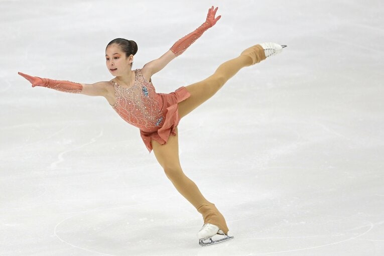 2019年のアリサ・リュウの演技（当時14歳）　©Getty Images