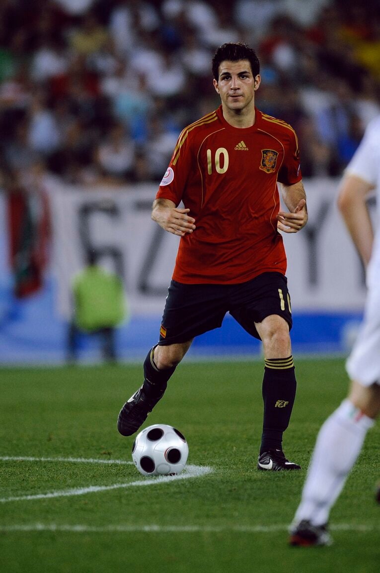 EURO2008でのセスク。当時はアーセナルの中盤を司っていた　©Takuya Sugiyama