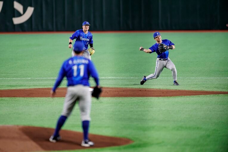 牧と林の二遊間　©Kiichi Matsumoto