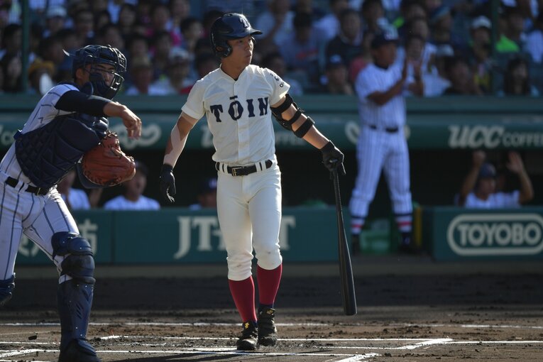 準々決勝の対浦和学院戦　©Hideki Sugiyama