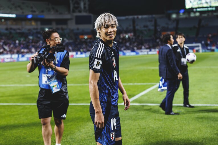 伊東純也（2024年W杯アジア最終予選・中国戦）©︎Kiichi Matsumoto