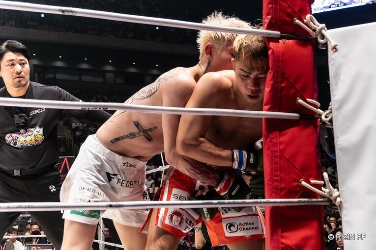 『RIZIN45.』平本蓮vs.YA-MAN　©RIZIN FF