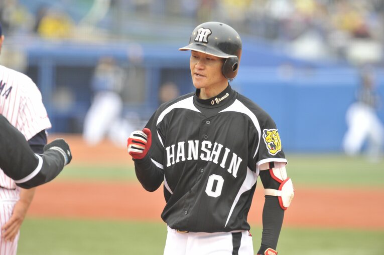 阪神時代の大和（2013年）©Nanae Suzuki 