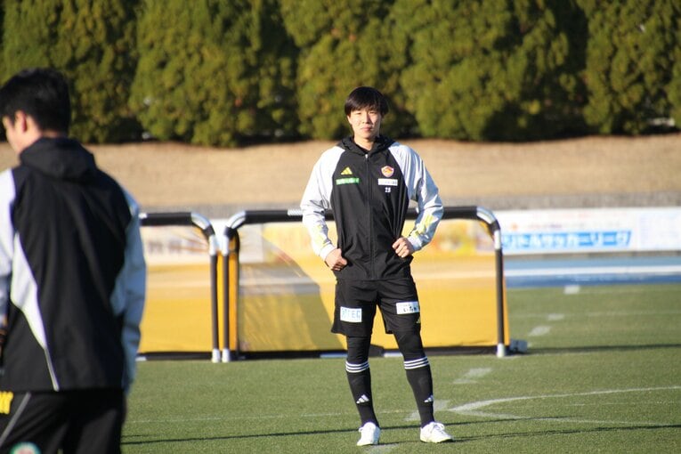 産業能率大学からベガルタ仙台に加入したFW菅原龍之助　©︎Vegalta