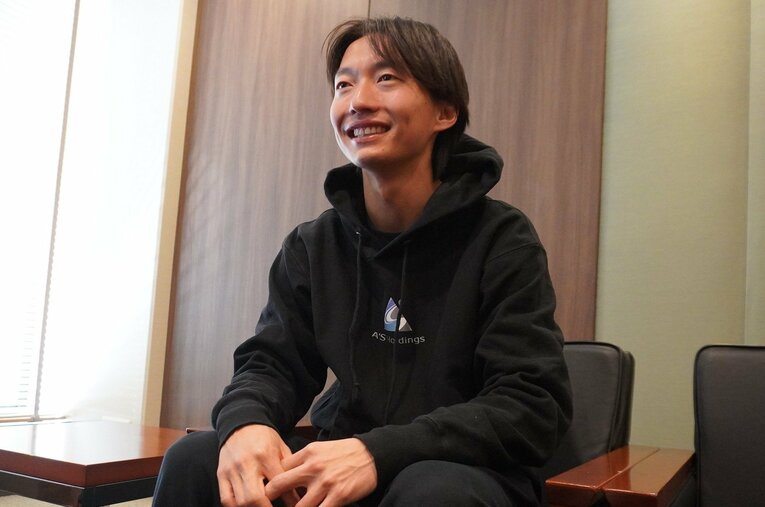 一軍復帰が確定的になった際にはピザでお祝いしたという田村さん　©NumberWeb