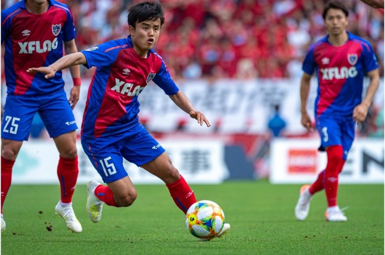 FC東京時代の久保建英©Sports Graphic Number