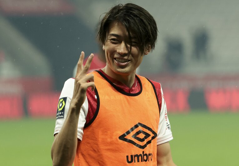 フランス1年目はリーグ戦25試合に出場して4ゴール。来季のさらなる飛躍に期待がかかる　©Getty Images