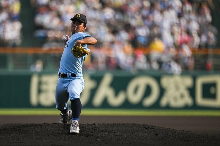 力投する山田　©︎Nanae Suzuki