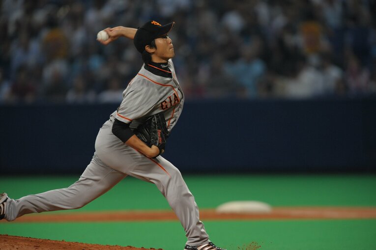 現役時代の内海哲也（2010年）　©Naoya Sanuki