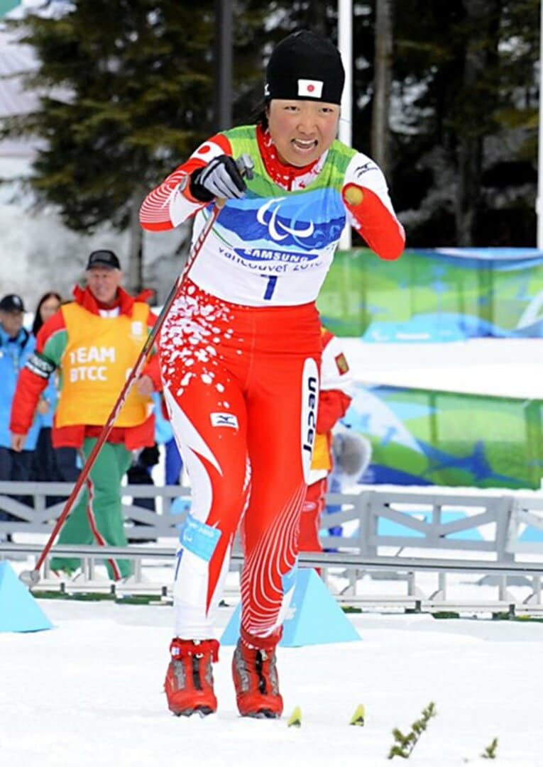 2010年バンクーバー大会、クロスカントリースキー・スプリントクラシカル1kmで銀メダルを獲得した太田　©︎Kyodo News