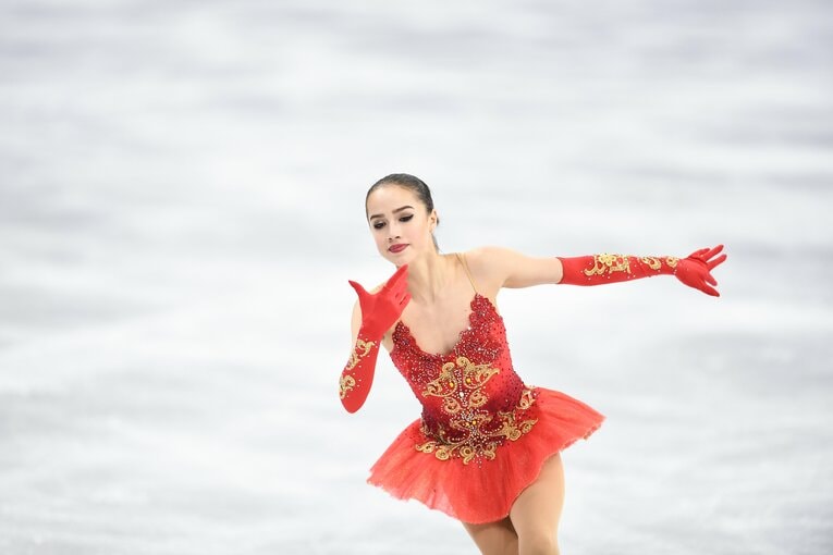 平昌五輪のザギトワ　©JMPA