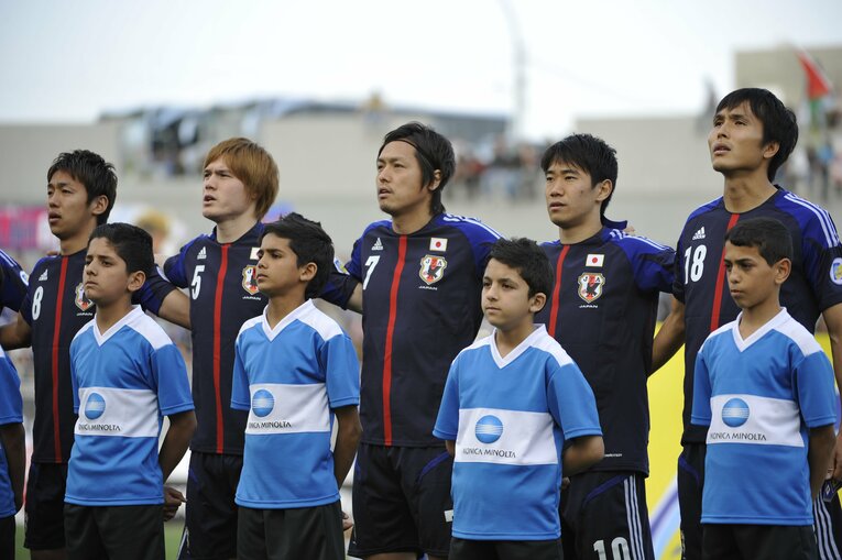 ブラジルW杯・アジア最終予選にて　©Takuya Sugiyama