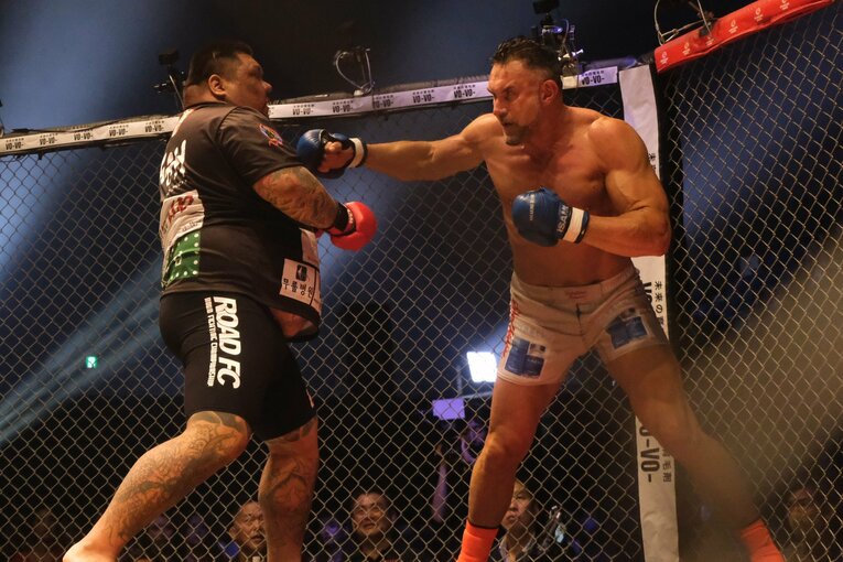 “大物”では今大会唯一勝利を収めたバンナ　©Norihiro Hashimoto