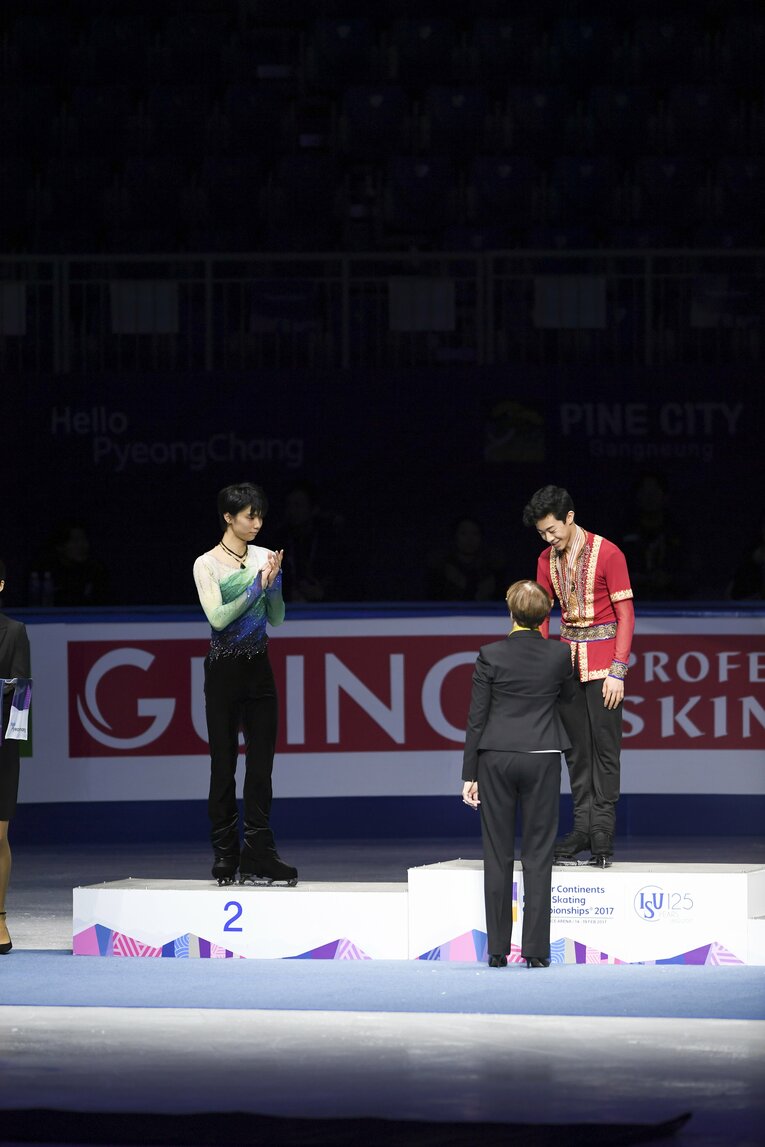 2017年2月、四大陸選手権で総合2位　©Asami Enomoto