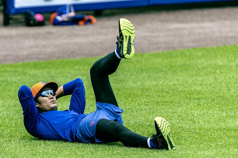 2024年、メッツ時代の藤浪　©Takuya Sugiyama