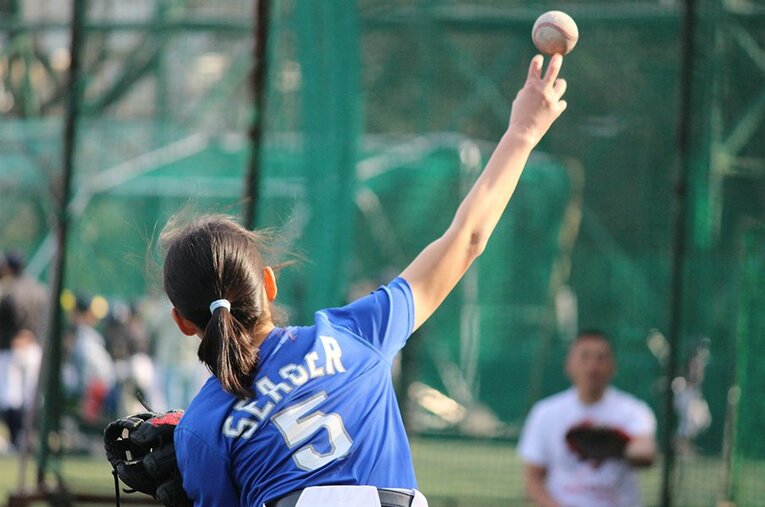 東京インディペンデンツの練習にて。本人が“やりたい”と思う自発性こそスポーツ、野球の原点であってほしい。 ／ photograph by Kou Hiroo