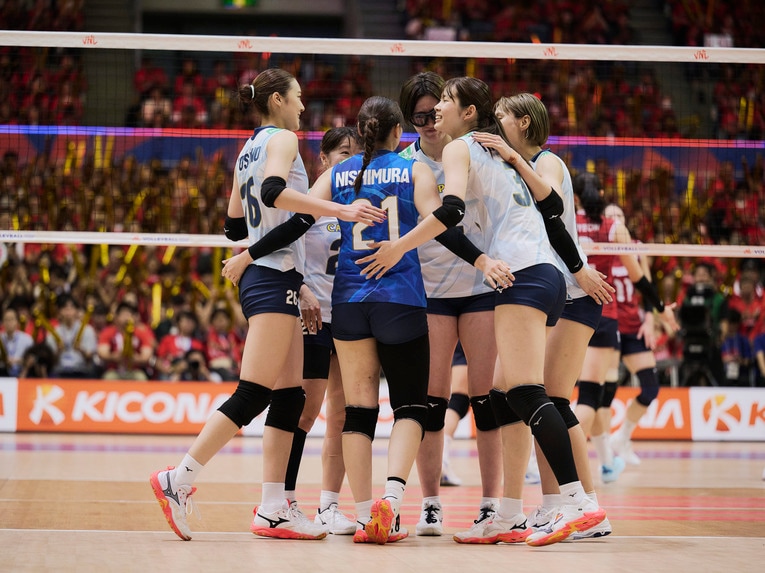 バレーボールネーションズリーグ 韓国戦　©︎Yuki Suenaga