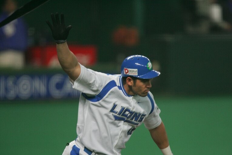 豪快な打撃で西武を支えた頃のカブレラ　©Hideki Sugiyama