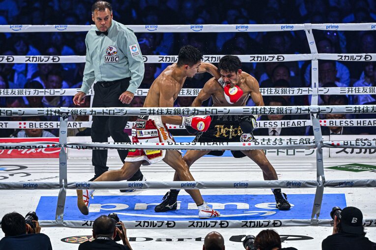 中谷潤人vs.ペッチ・ソー・チットパッタナ（WBC世界バンタム級タイトルマッチ）©Takuya Sugiyama