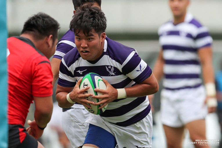 副将を務めるNo.8大石康太（國學院久我山高校出身）