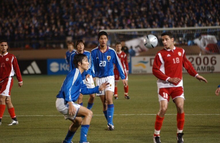 アテネ五輪予選（2004年）©︎Takuya Sugiyama