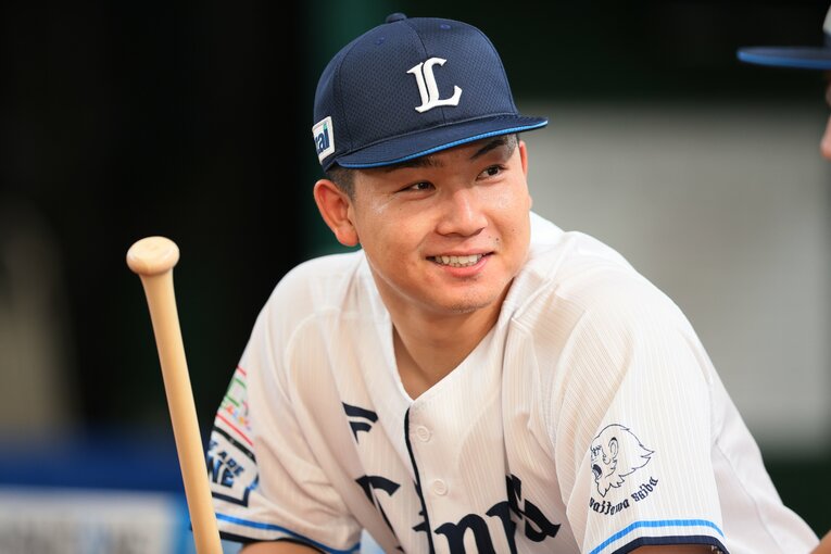 正捕手として飛躍が期待される古賀悠斗　©Shigeki Yamamoto