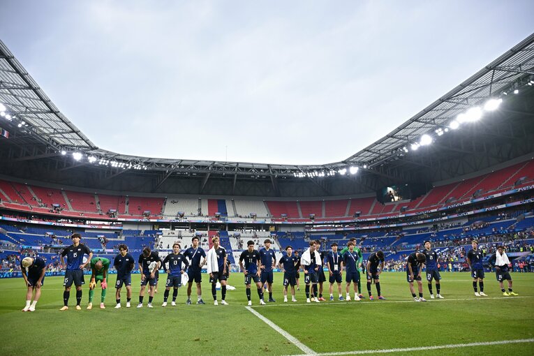 オーバーエイジなしでパリ五輪を戦い抜いたU-23日本代表　©Takuya Kaneko/JMPA