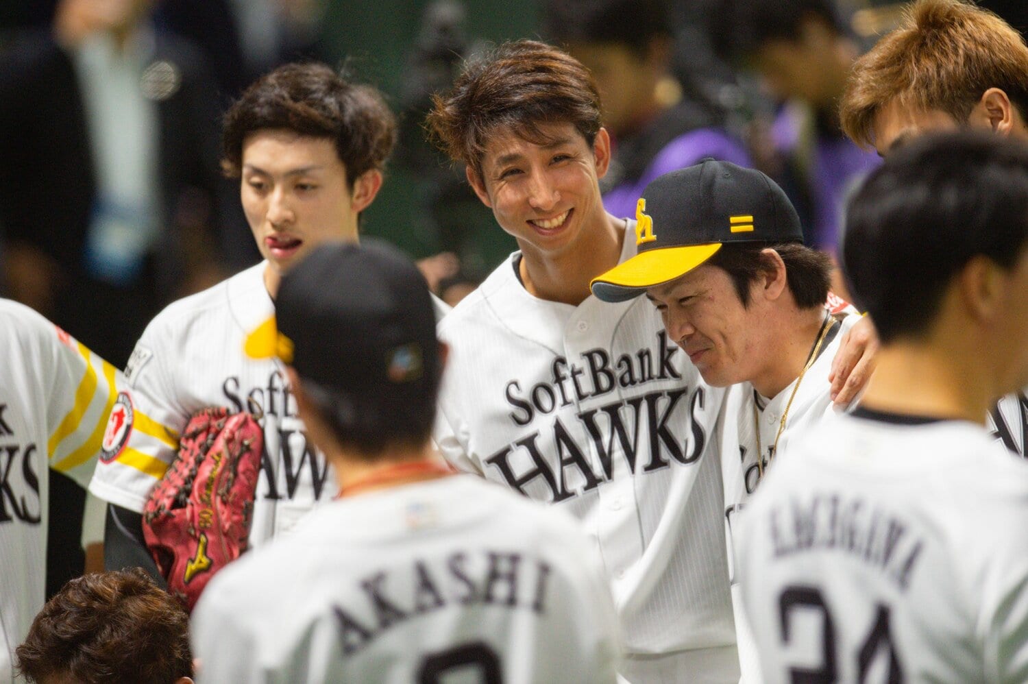 ソフトバンクの日本一に貢献した福田秀平（2019年）©︎Nanae Suzuki