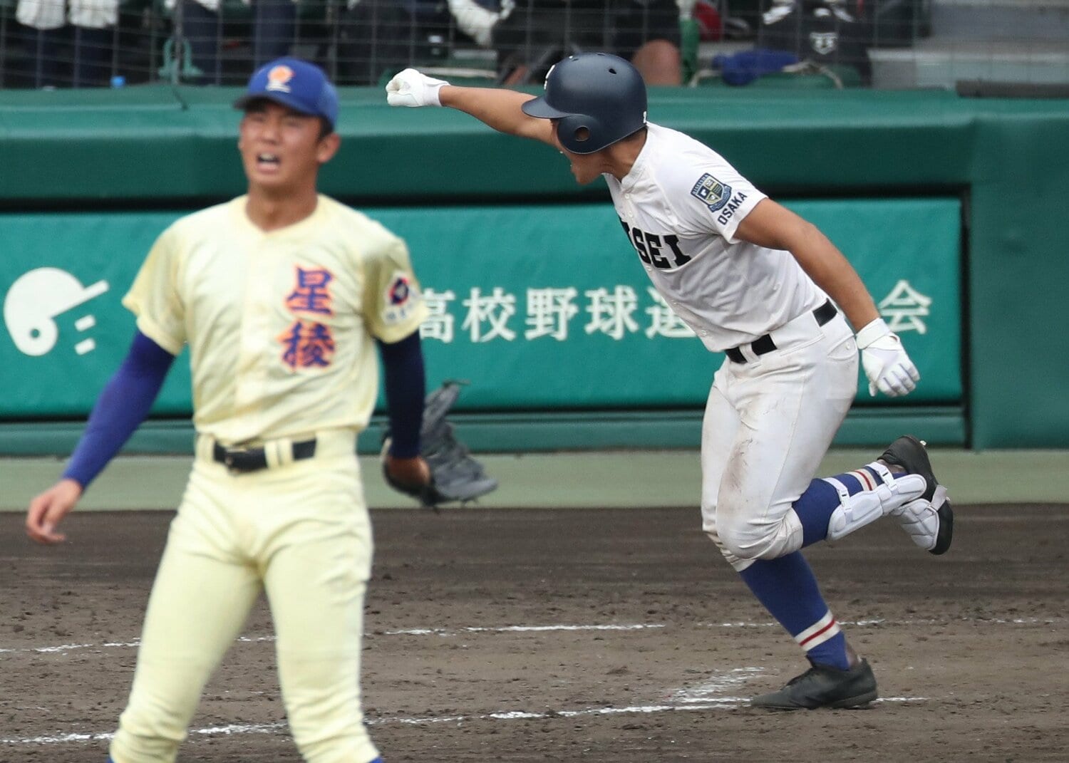 夏の甲子園決勝で野口は奥川から試合を決めるタイムリーも放ったが…　©JIJI PRESS