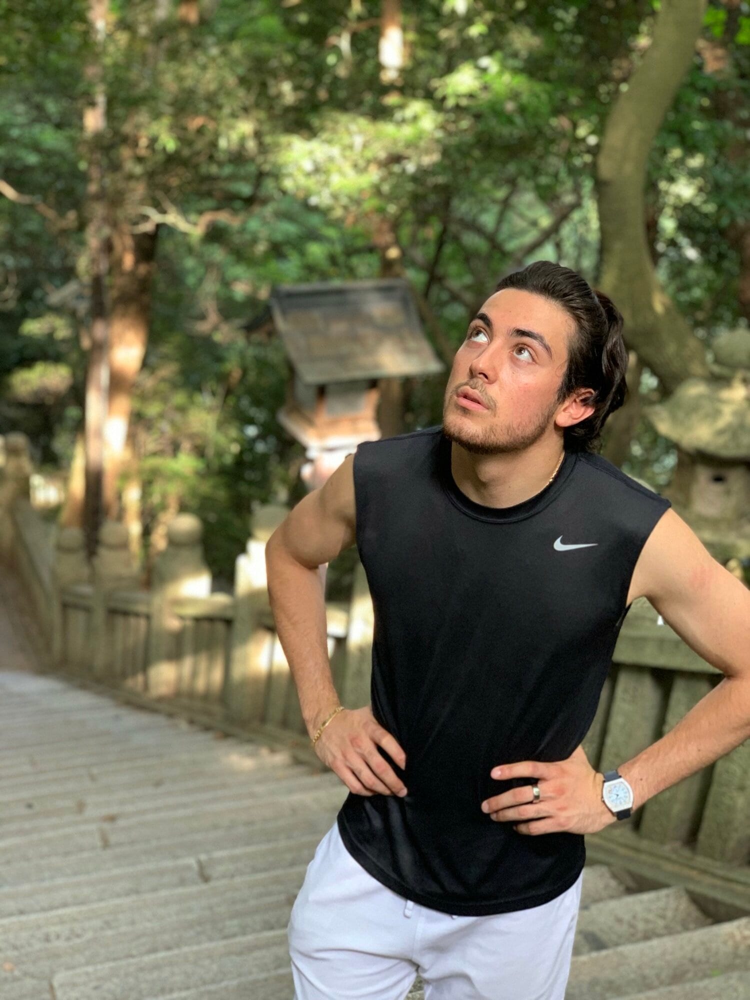 昨年の休暇では香川を訪れたという（本人提供）